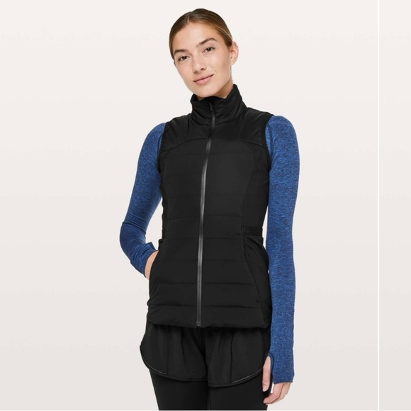 Lululemon Black Down for it All Vest - Picture 1 of 8